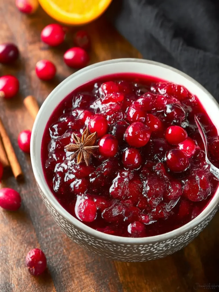 Instant Pot Cranberry Sauce First Image