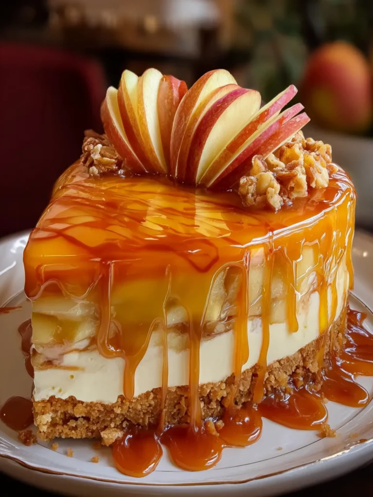 Caramel Apple Cheesecake Cake – The Ultimate Fall Dessert Recipe First Image