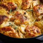 One Pan Chicken and Potatoes Dauphinoise First Image