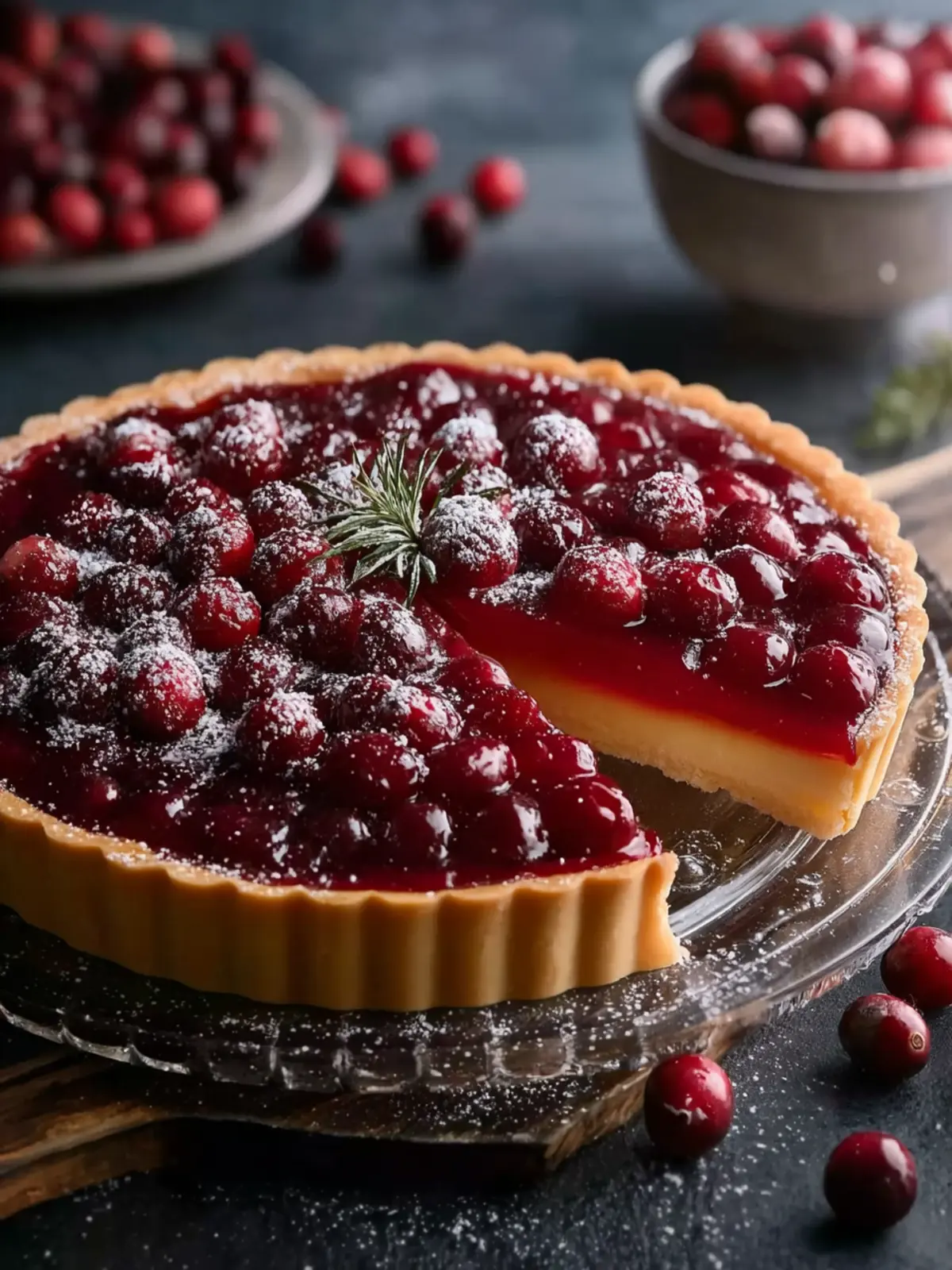 Irresistible Cranberry Curd Tart Recipe for the Holidays First Image