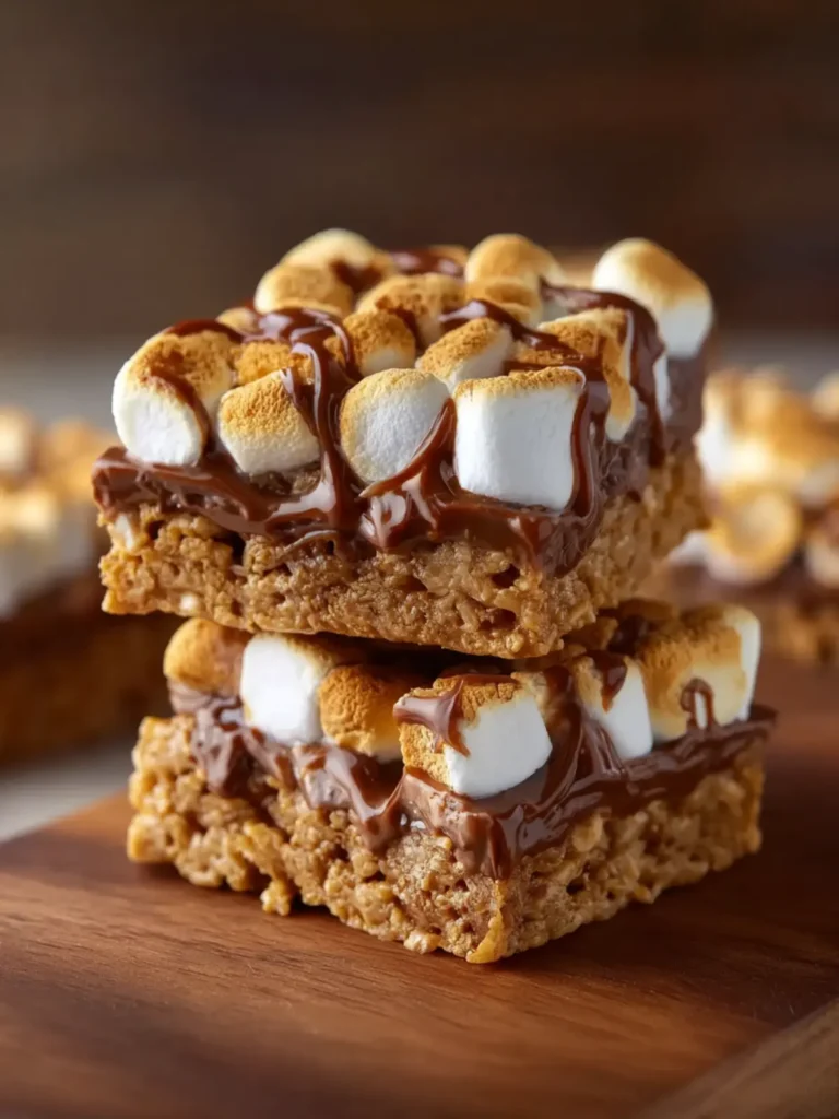 Golden Graham Bars (aka S’mores Bars) First Image