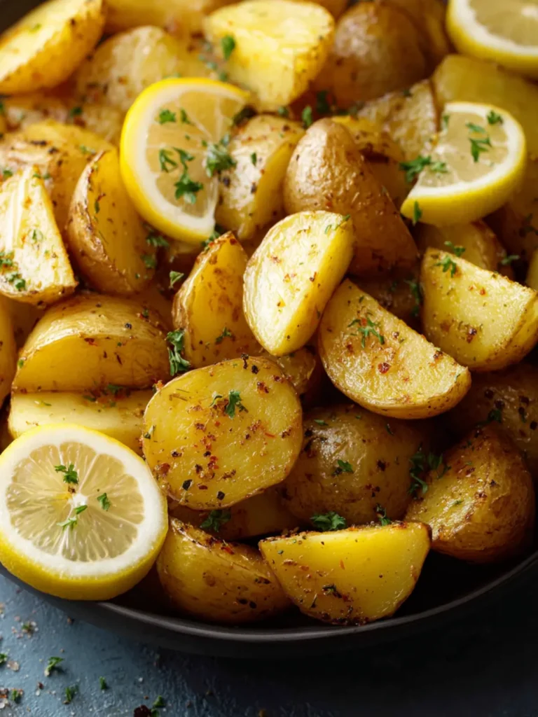Greek Lemon Potatoes First Image