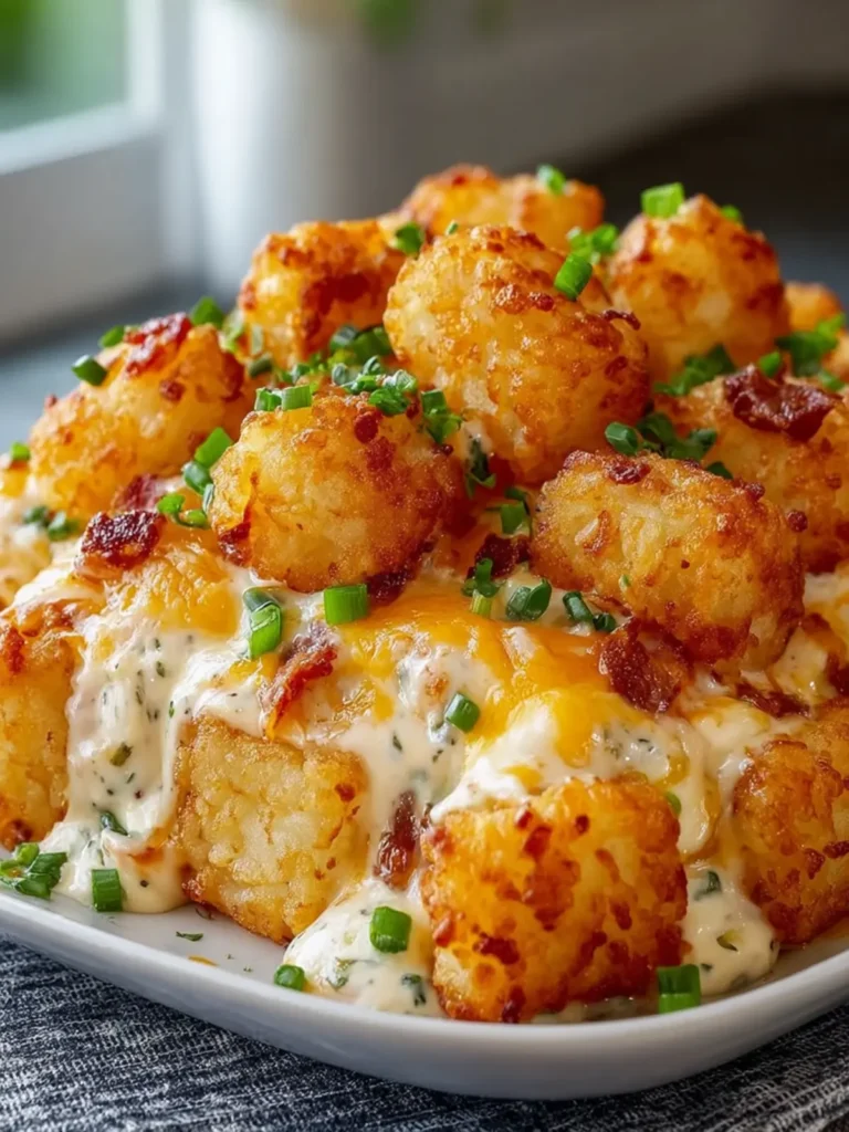 Cheddar Ranch Chicken Tater Tot Bake: Easy Family Dinner First Image