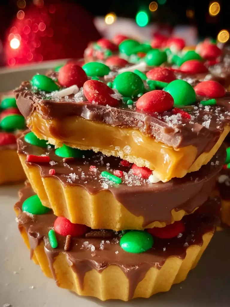 Peanut Butter Ritz Christmas Crack Cookies First Image