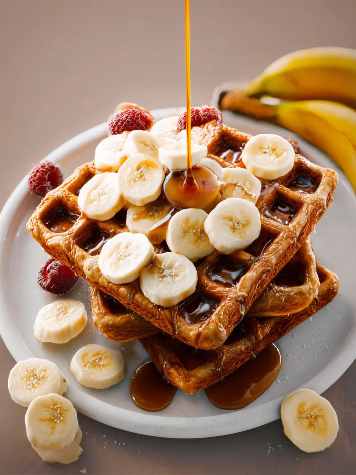 Banana Waffle Recipe First Image