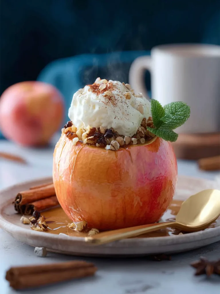Cozy Vegan Baked Apples First Image
