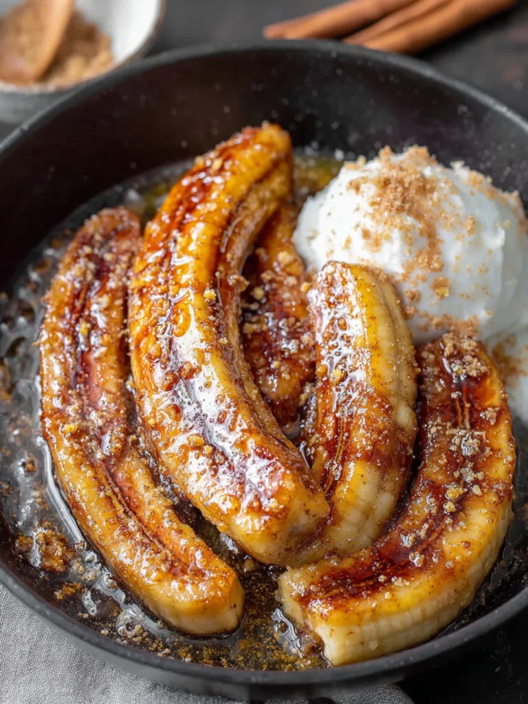 Maple Cinnamon Baked Bananas First Image