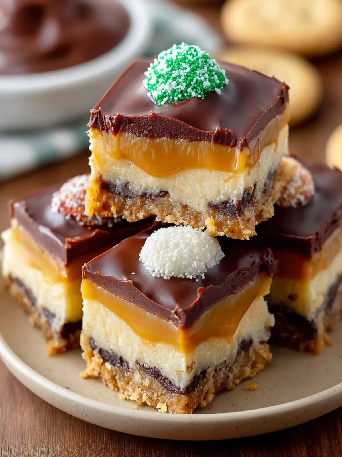 Indulge in Decadent Buckeye Bars Smooth – Irresistible Treats First Image