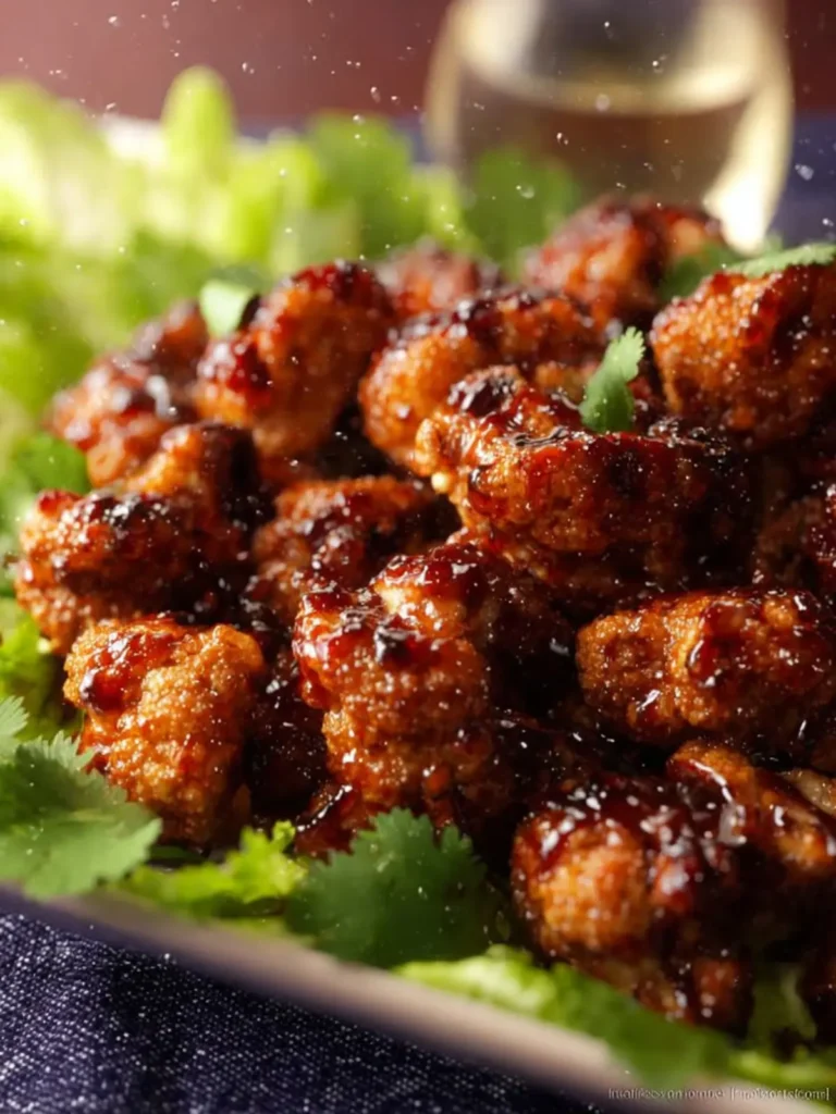 Balsamic Glazed Cauliflower Wings First Image