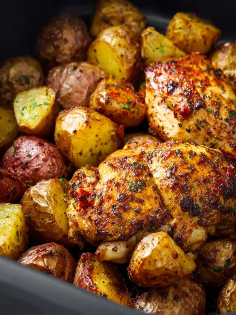 Best Air Fryer Chicken and Potatoes – Easy First Image