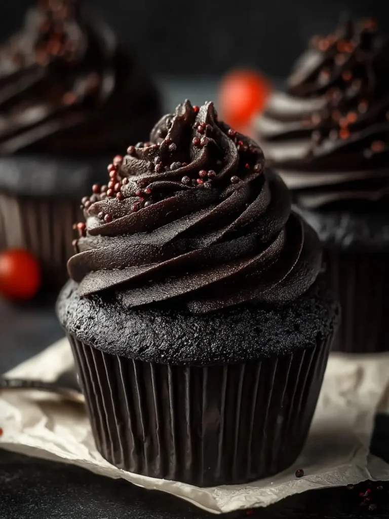 Black Velvet Cupcakes First Image