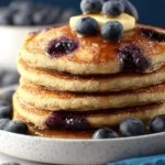 Blueberry Oat Pancakes First Image
