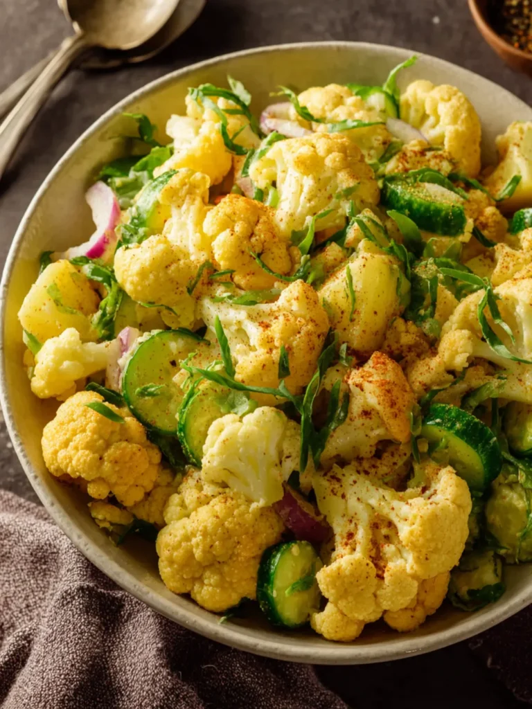 Cauliflower Potato Salad Recipe First Image