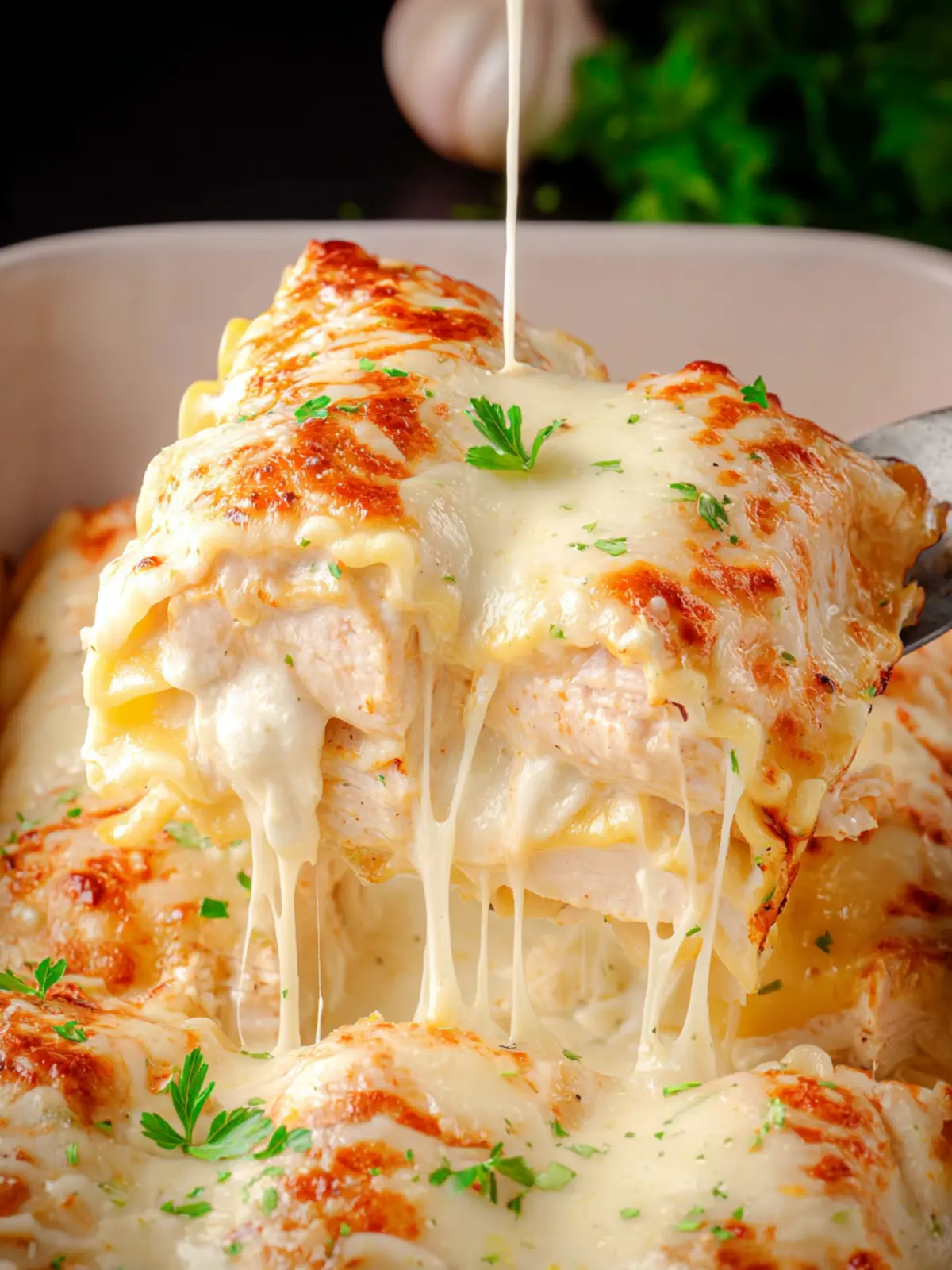 Chicken Alfredo Lasagna Rollups: Indulgent Comfort in Every Bite