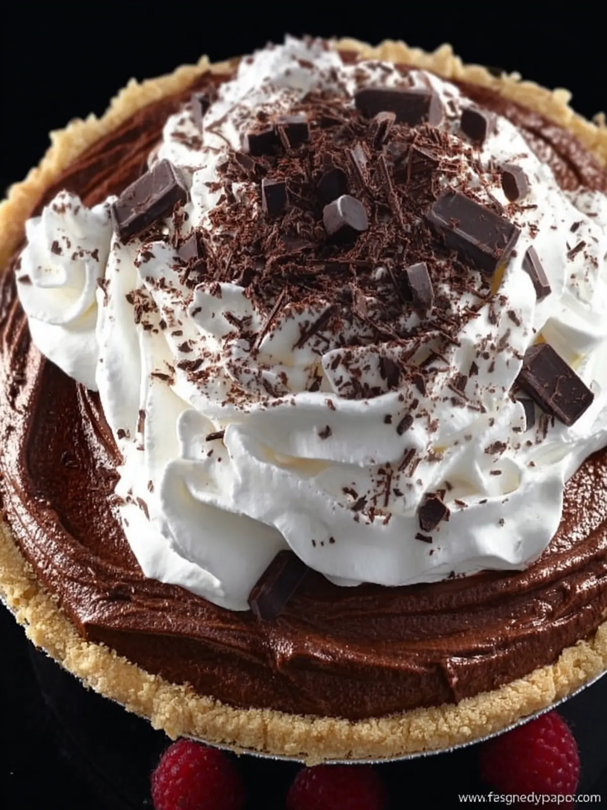 Dark Chocolate Silk Pie First Image