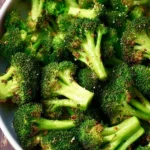 Easy Air Fryer Roasted Broccoli First Image