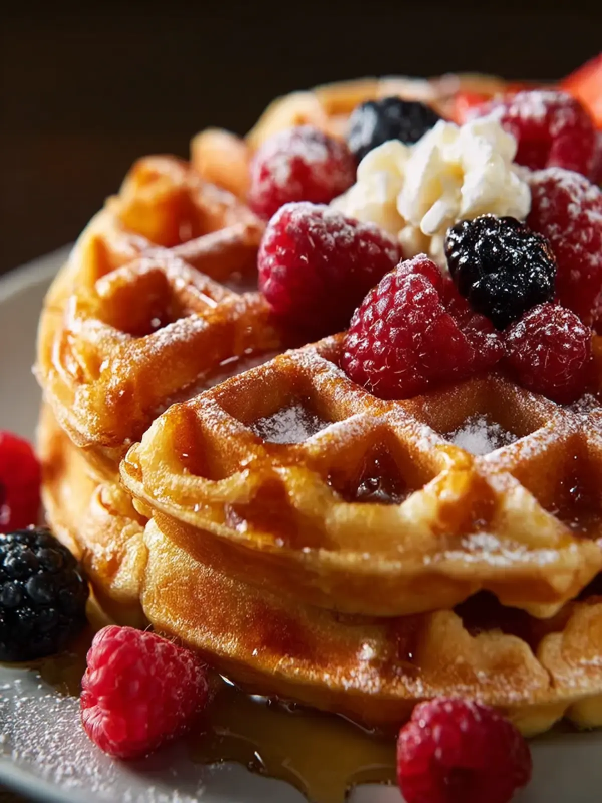 Fluffy and Filling Protein Waffles to Energize Your Morning