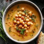Garlic Chickpea Soup First Image