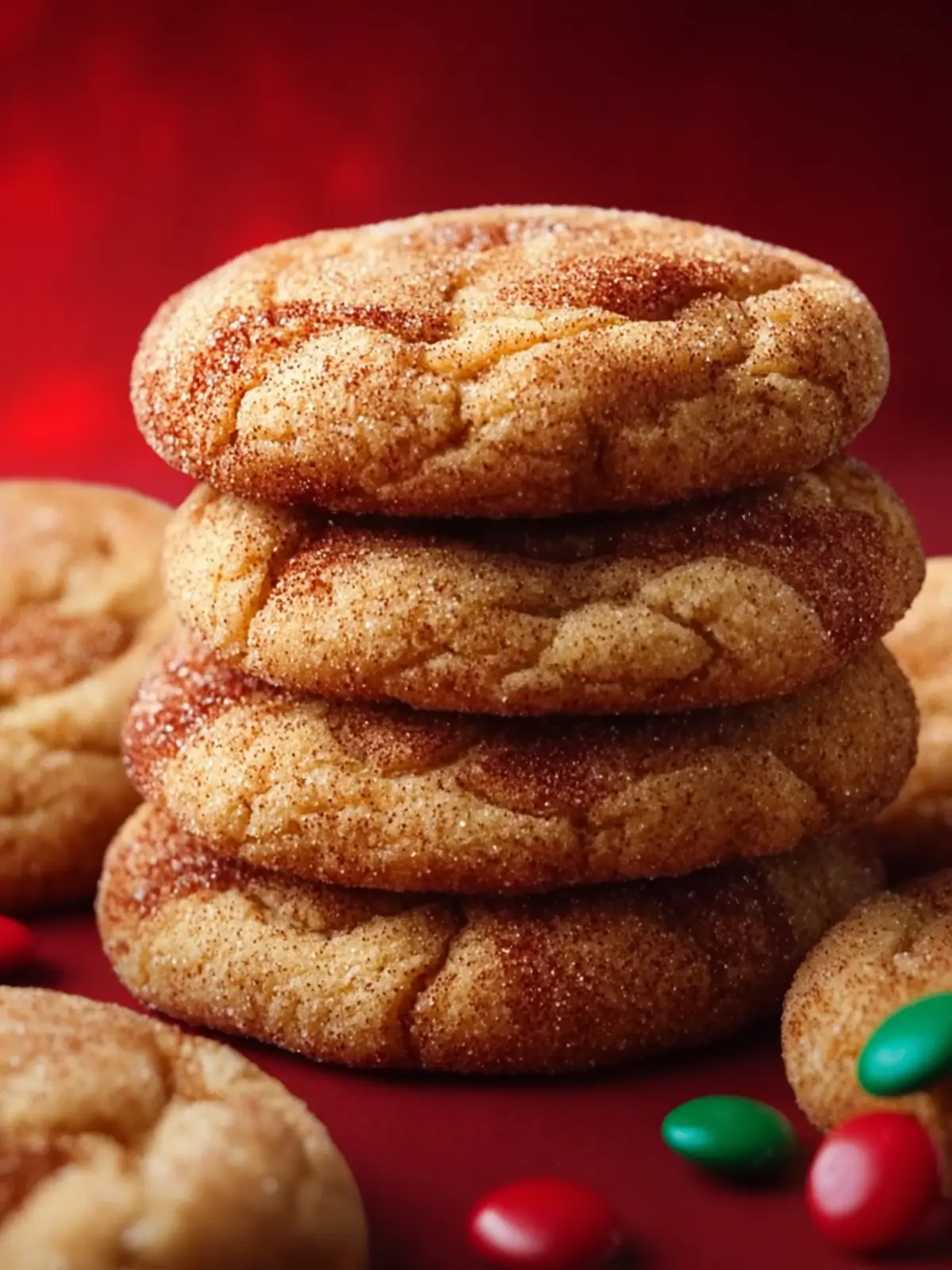 Gluten Free Christmas Snickerdoodles First Image
