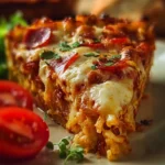 Hearty Pizza Casserole Pie: A Flavorful Recipe Delight! First Image