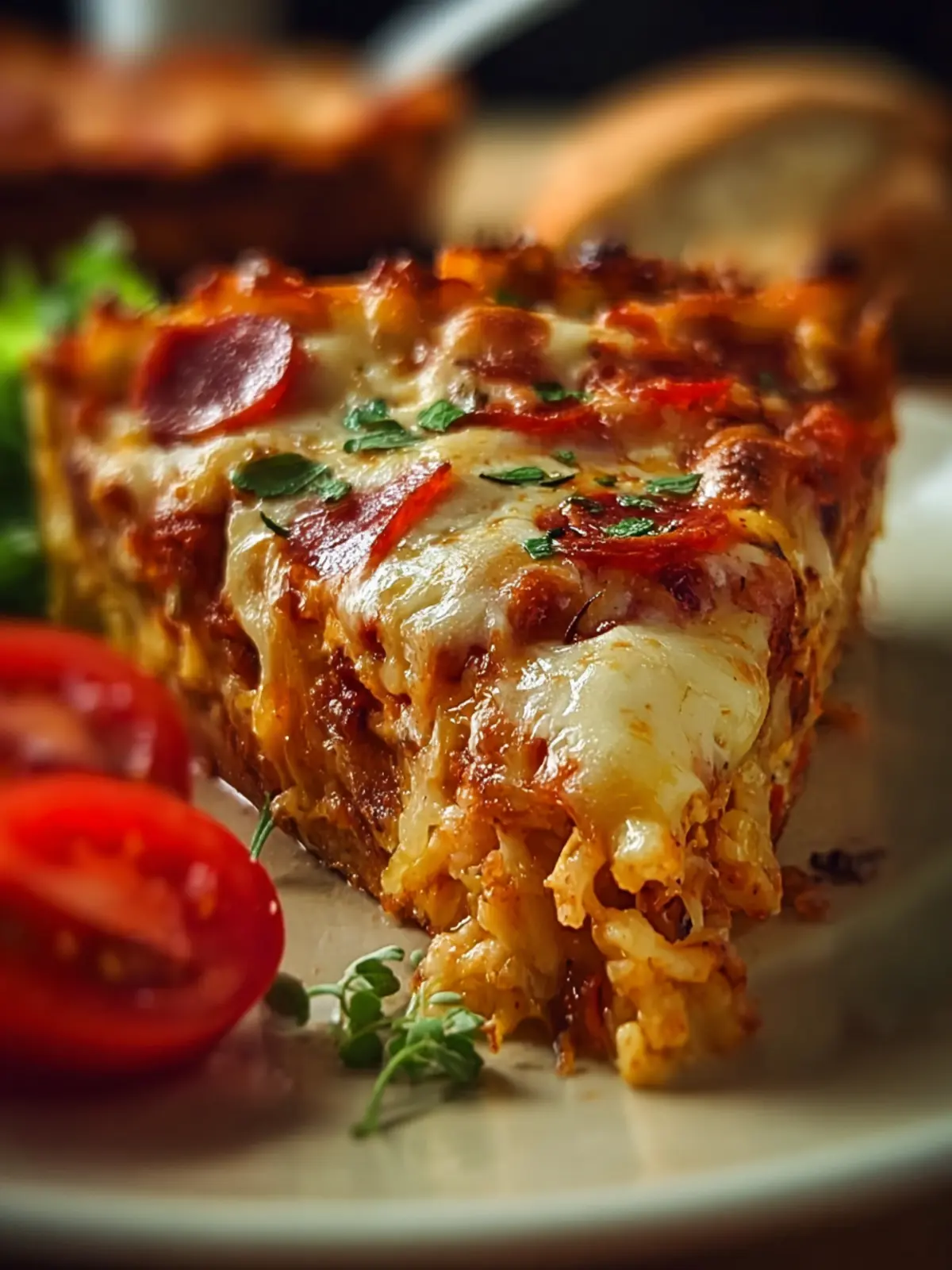 Hearty Pizza Casserole Pie: A Flavorful Recipe Delight! First Image