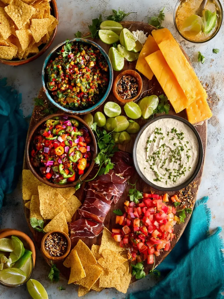 Mexican-Inspired Vegetarian Charcuterie Board First Image
