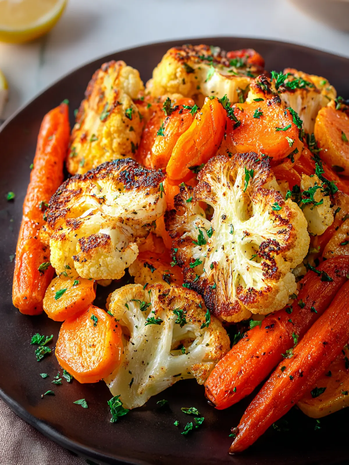 Roasted Cauliflower & Carrots First Image
