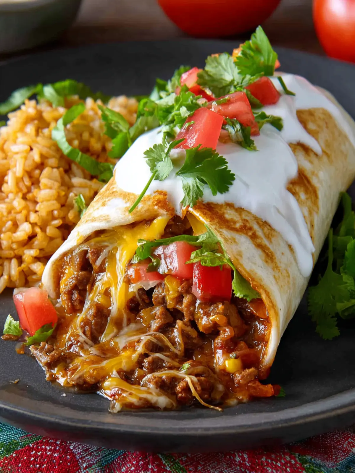 Slow Cooker Beef Burritos First Image