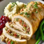 Turkey Stuffing Roll Up Recipe First Image