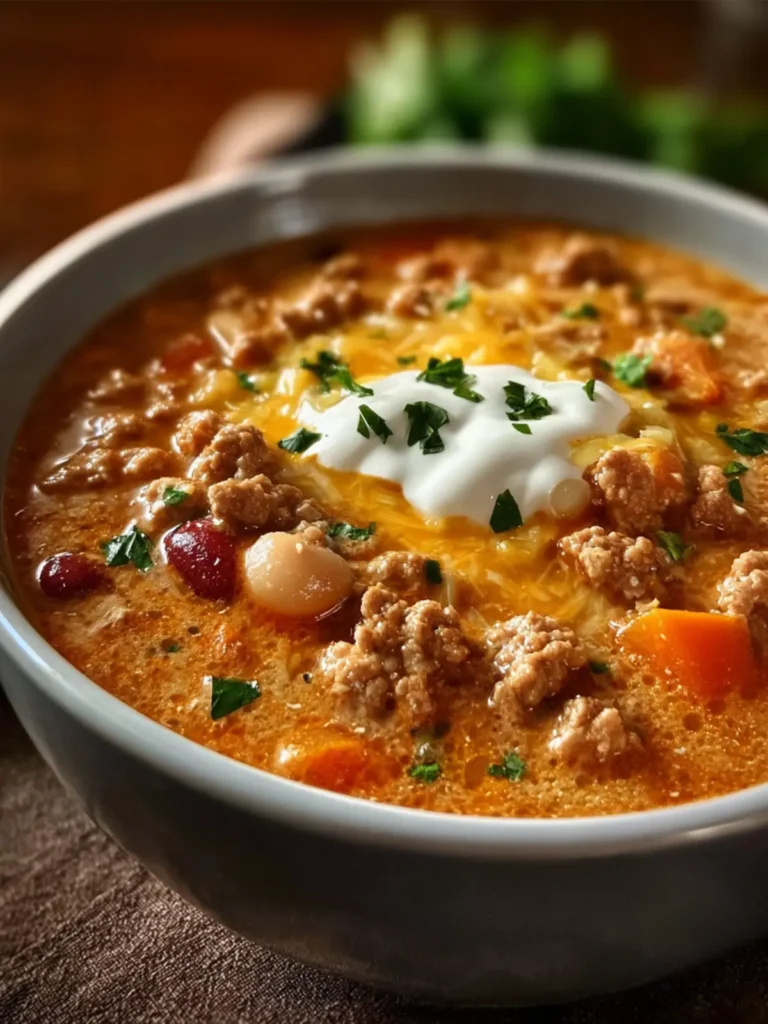 Creamy Turkey Pumpkin Chili First Image