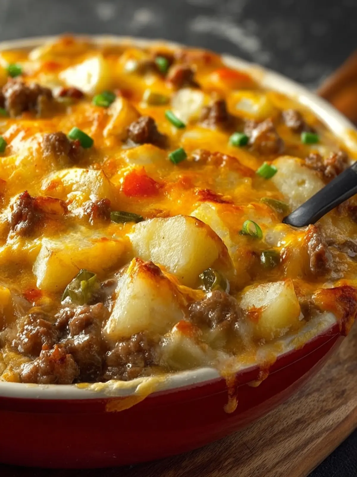 Cheesy Beef & Frozen Potato Casserole First Image