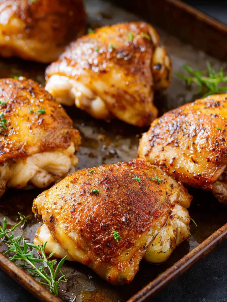 Baked Chicken Thighs First Image