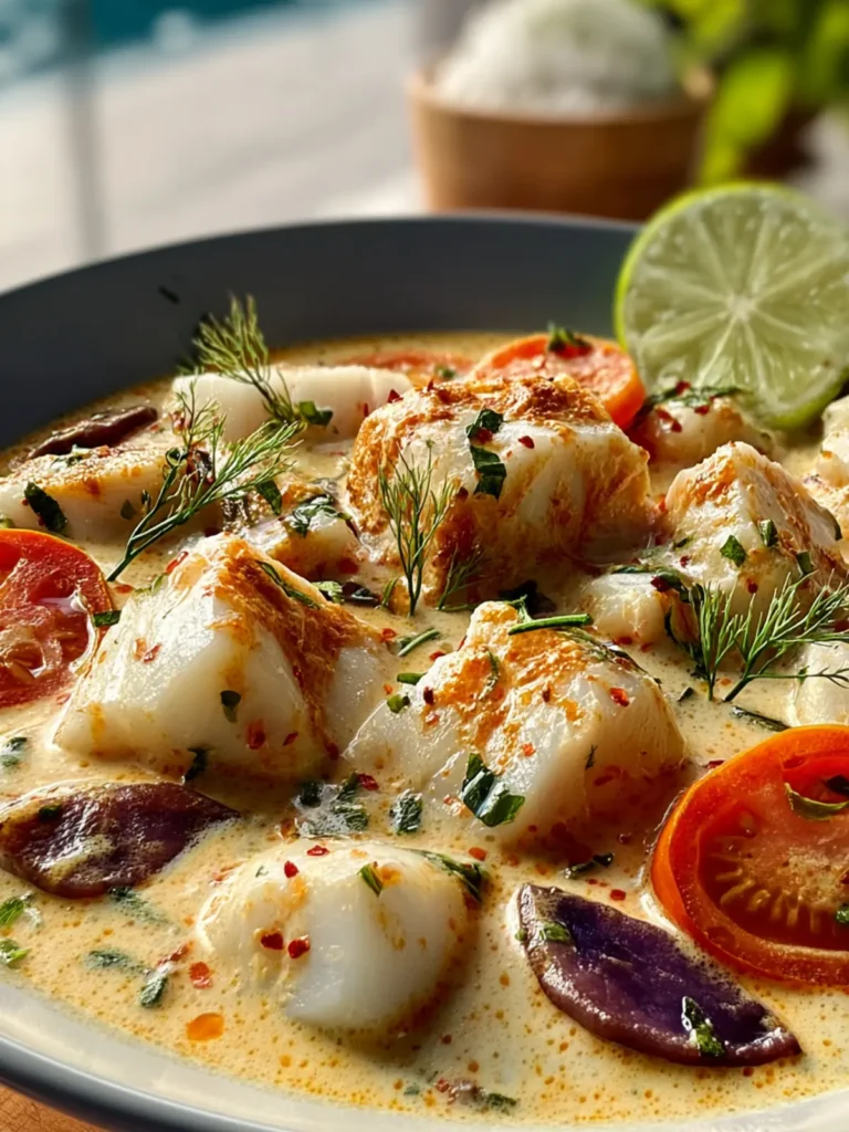 Creamy Coconut White Fish Stew First Image
