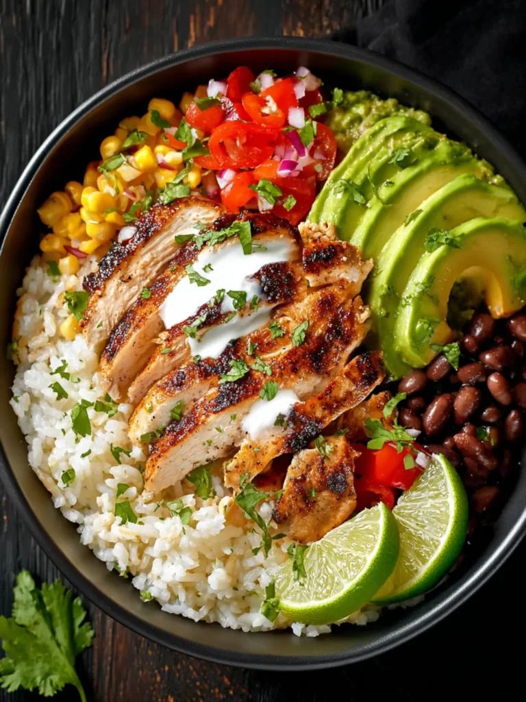 Tequila Lime Chicken Burrito Bowl First Image