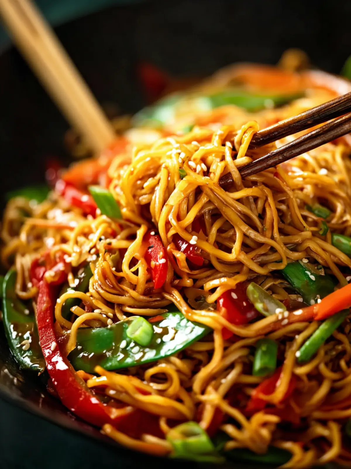30-Minute Vegetable Lo Mein with Homemade Sauce First Image