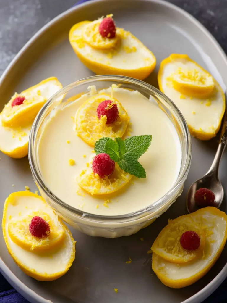 Healthier Lemon Posset First Image