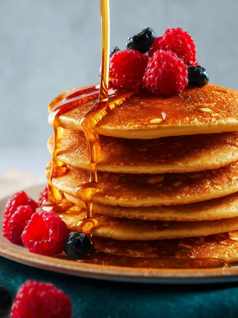Healthy Oatmeal Pancakes (in a Blender) First Image