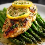 Lemon Garlic Chicken With Asparagus First Image