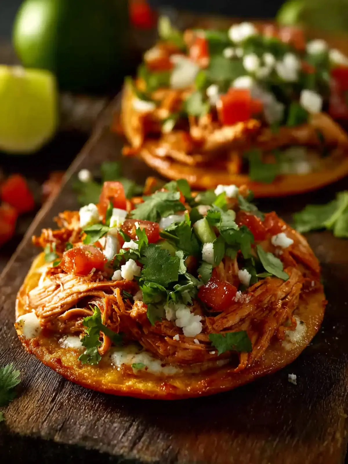 Mexican Rotisserie Chicken Tostadas: Easy & Irresistibly Flavorful