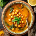 Persian Inspired Zesty Chickpea Soup First Image