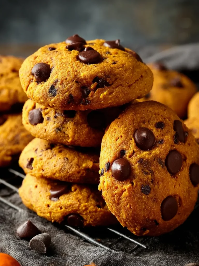 Pumpkin Chocolate Chip Cookies First Image