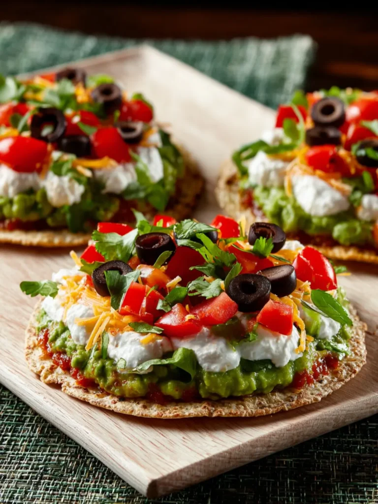 Seven Layer Dip Tostadas First Image