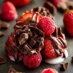 chocolate strawberry yogurt clusters First Image