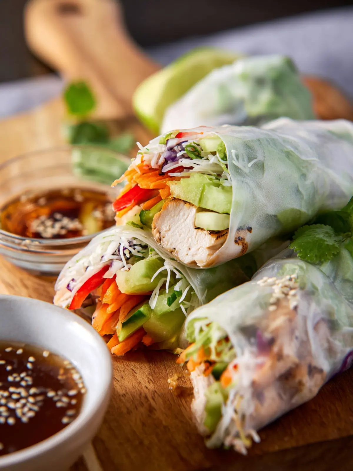 Chicken Spring Rolls First Image