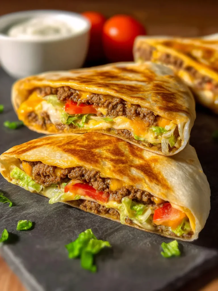 Copycat Taco Bell Crunchwrap Supreme First Image
