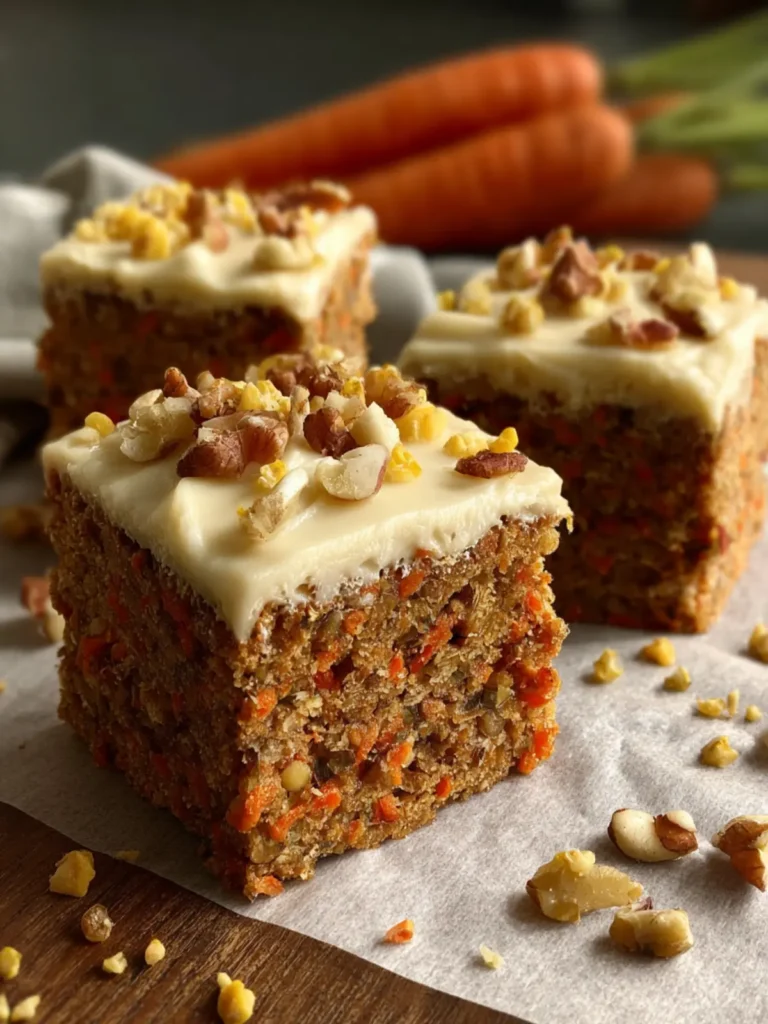 carrot cake bars healthy First Image