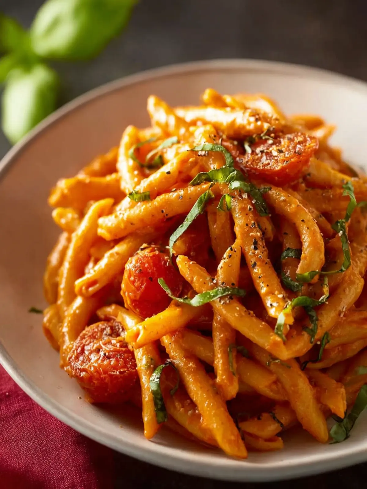 cashew tomato pasta vegan First Image