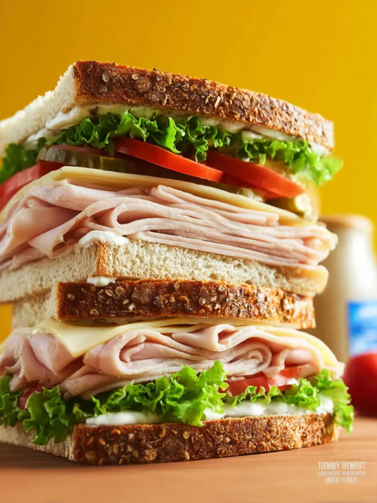 turkey deli sandwich First Image